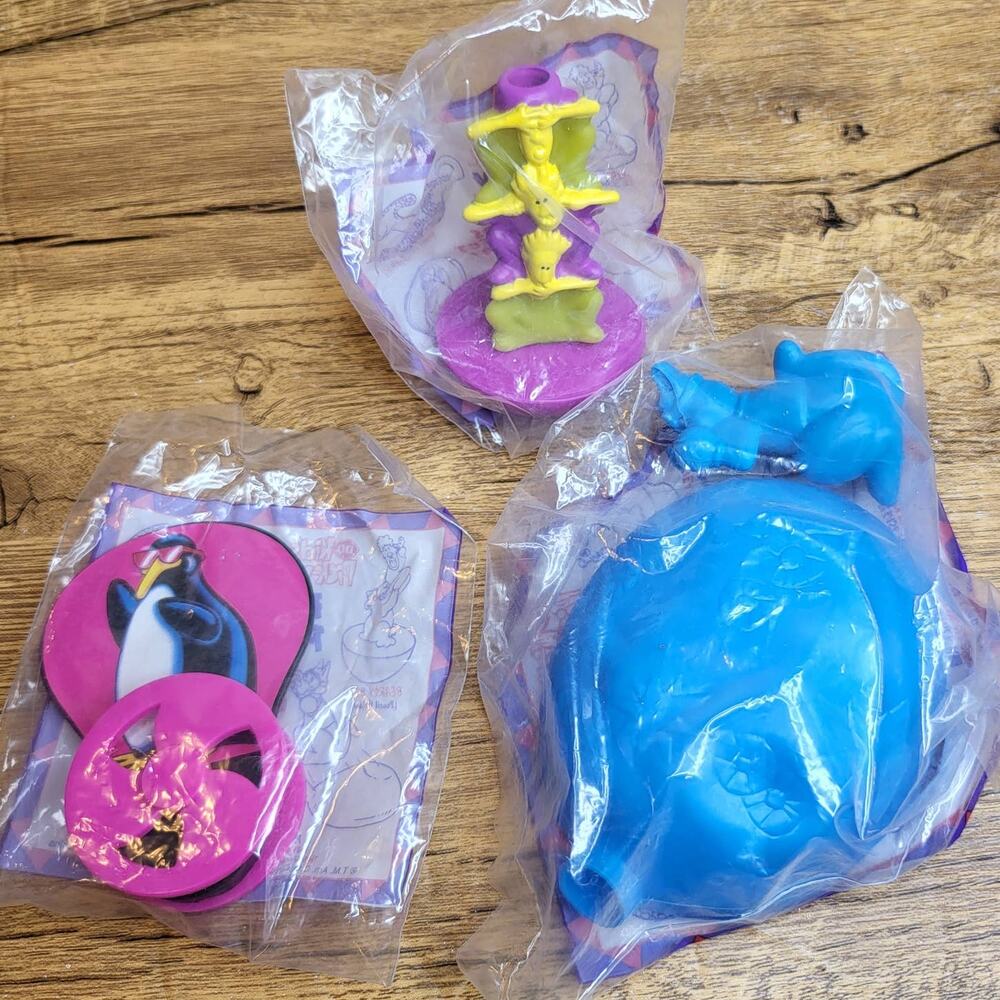 DQ Dairy Queen Fun Pals 3 Set Bearly Bob Popalong Waddles NEW